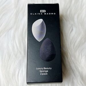 Elaina Badro Luxury Beauty sponges Black & Grey Set of 2